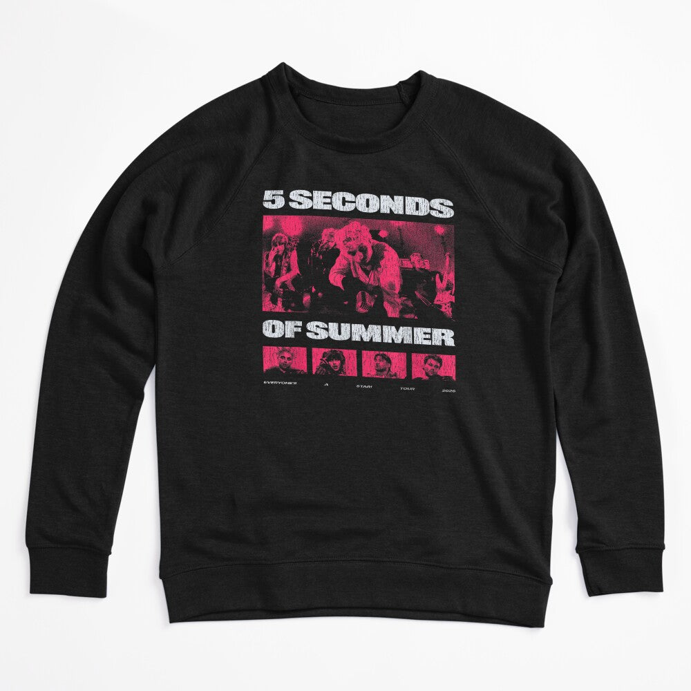 Retro 5 Seconds Of Summer Tour Photo Graphic Pop Punk Band Shirt
