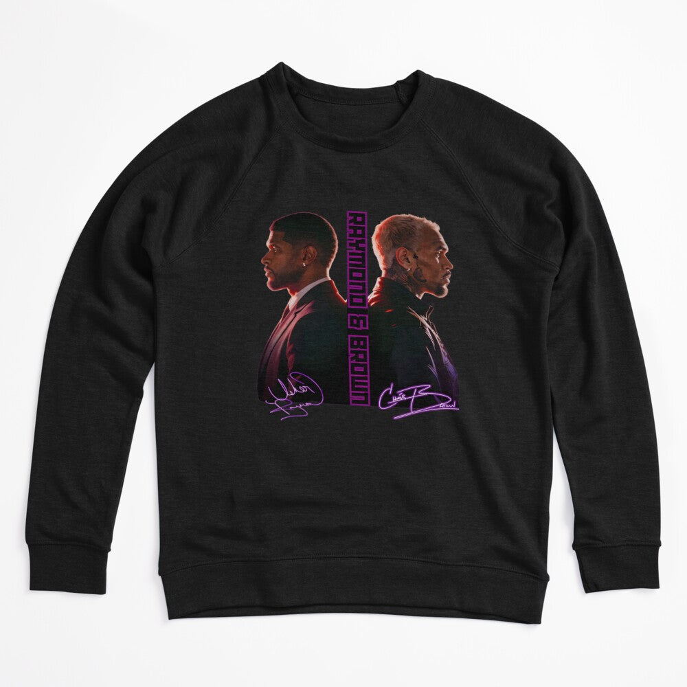 Usher Chris Brown Dual Profile Tour Design Shirt