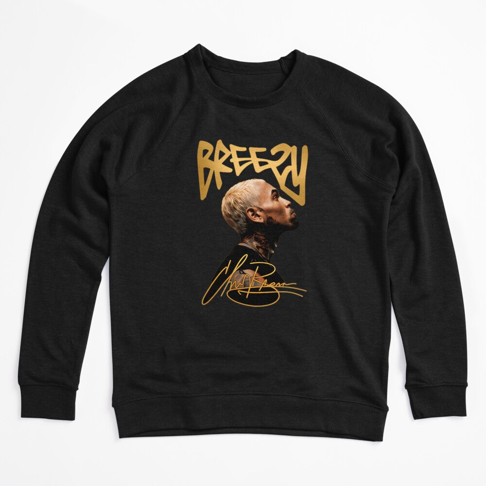 Chris Brown Breezy R&B Portrait Design Shirt