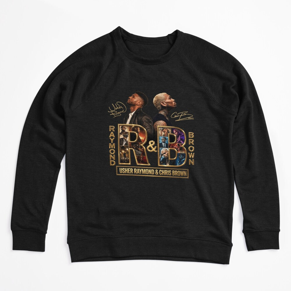 Usher Chris Brown R&B Tour Collage Shirt