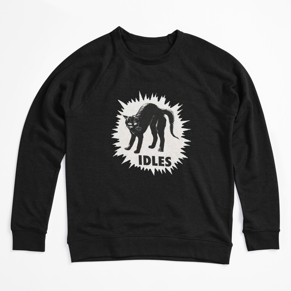 IDLESS Blacks Cát Punk Rock Band Shirt