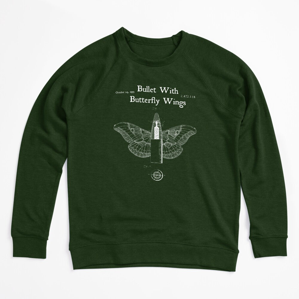Bullet With Butterfly Wings Alternative Rock Bands Of The 90s White Shirt