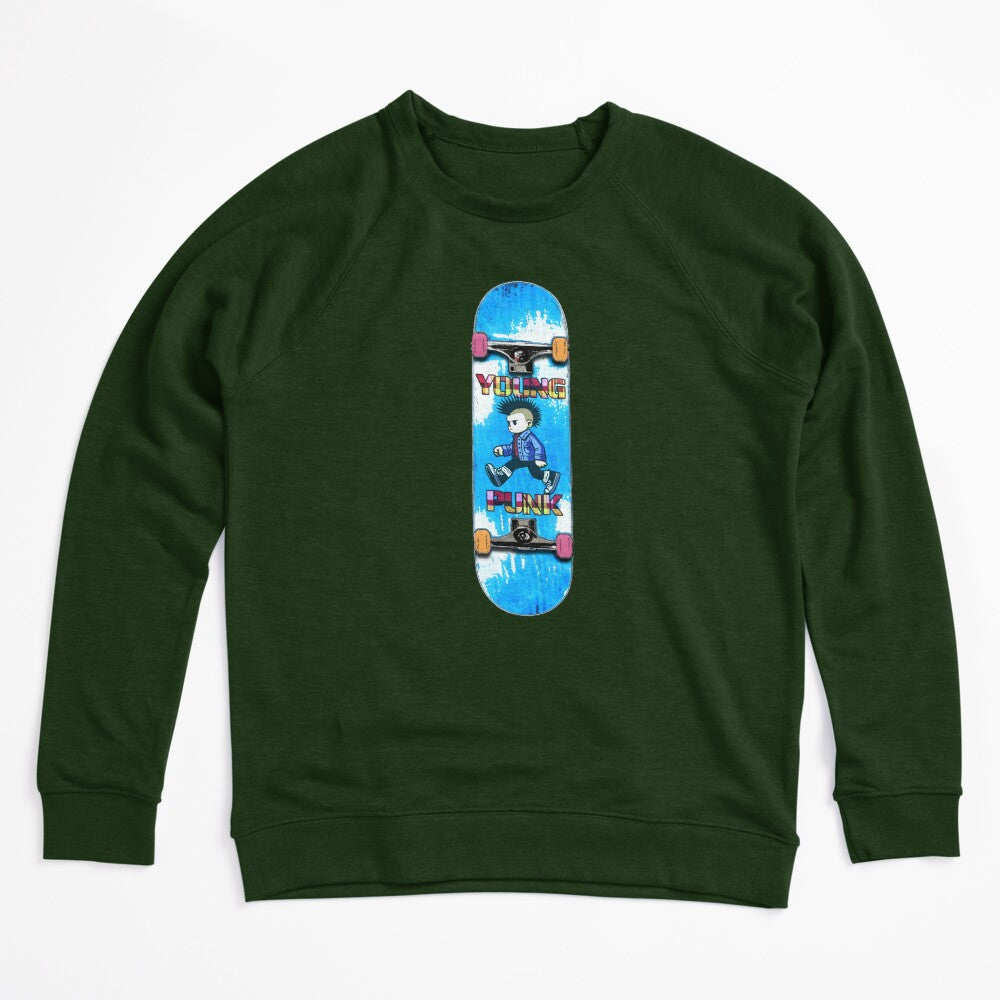 YOUNG PUNK Skateboard Design Shirt
