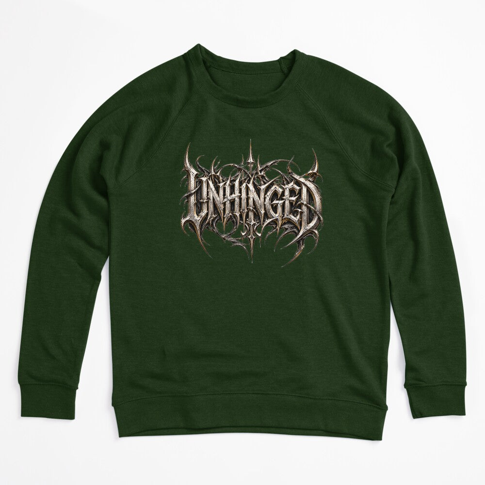 Unhinged - Brutal Death Metal Spiky Typography Shirt