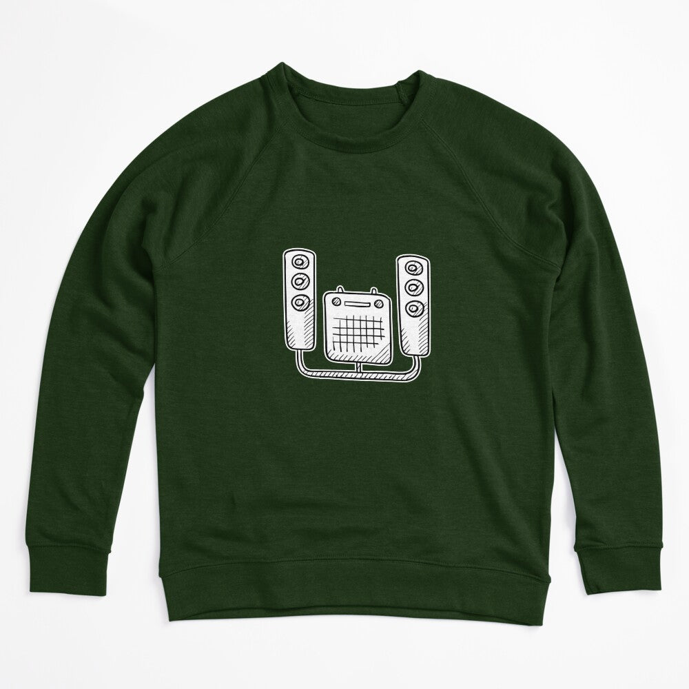 An Amplifier Connected To Concert Speakers Shirt