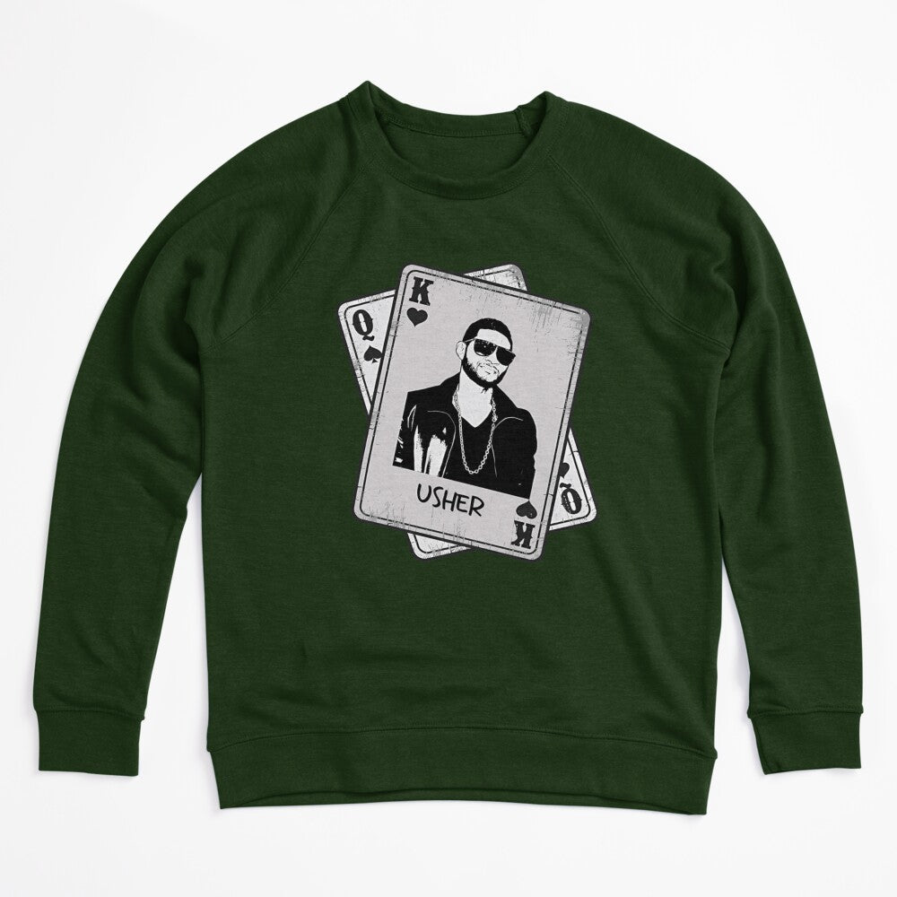 Usher Playing Cards R&B Portrait Design Shirt