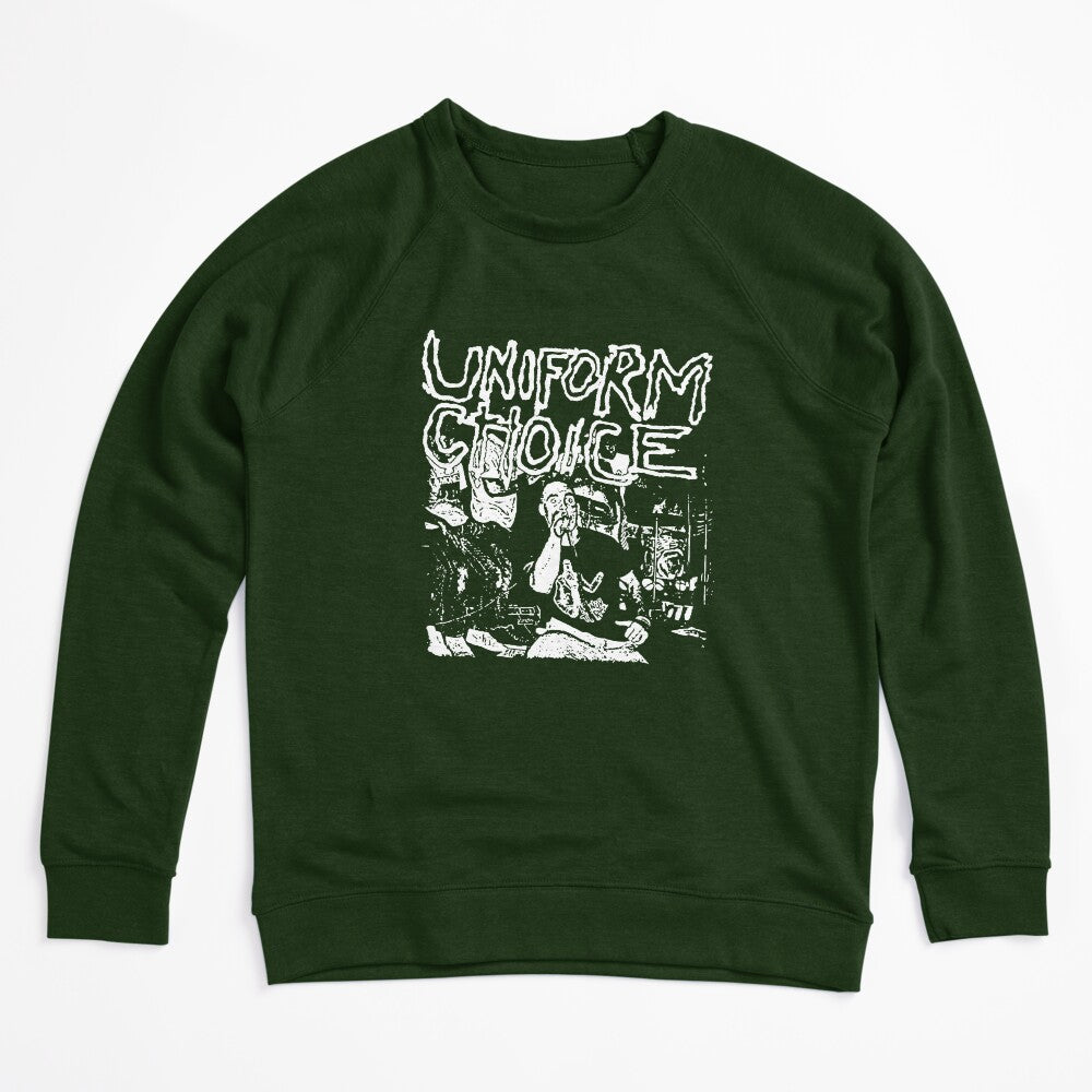 White Typography And Silhouette Melodic Hardcore Shirt