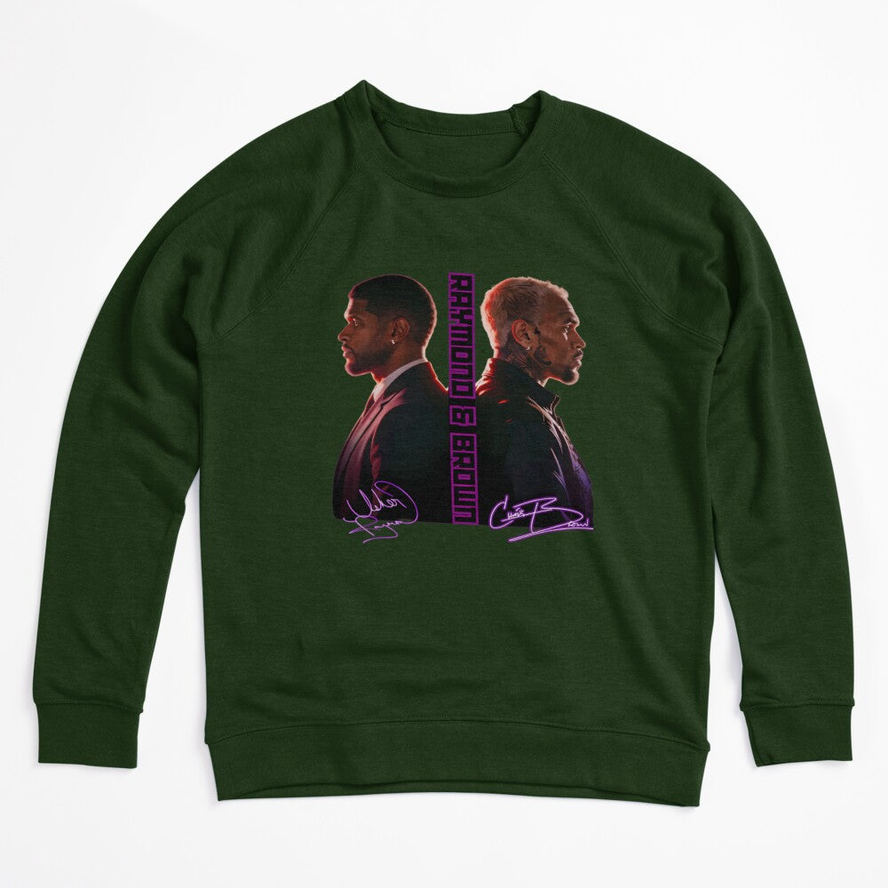 Usher Chris Brown Dual Profile Tour Design Shirt