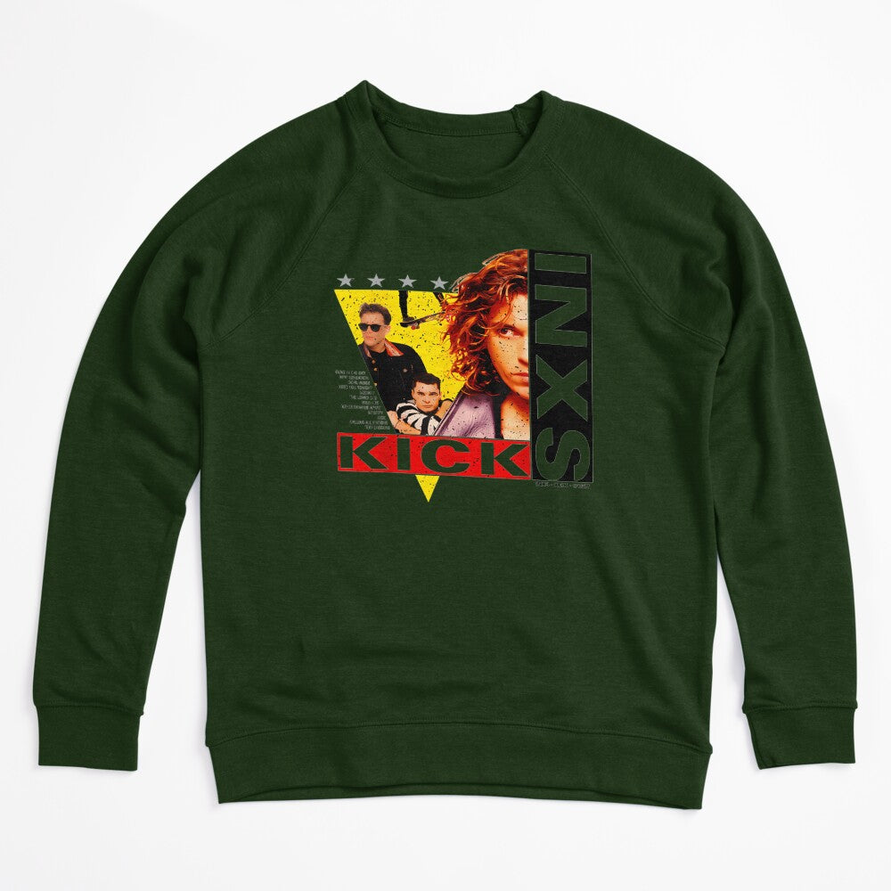 INXS Kick Album 1987 Vintage Australian Rock Band Fan Shirt