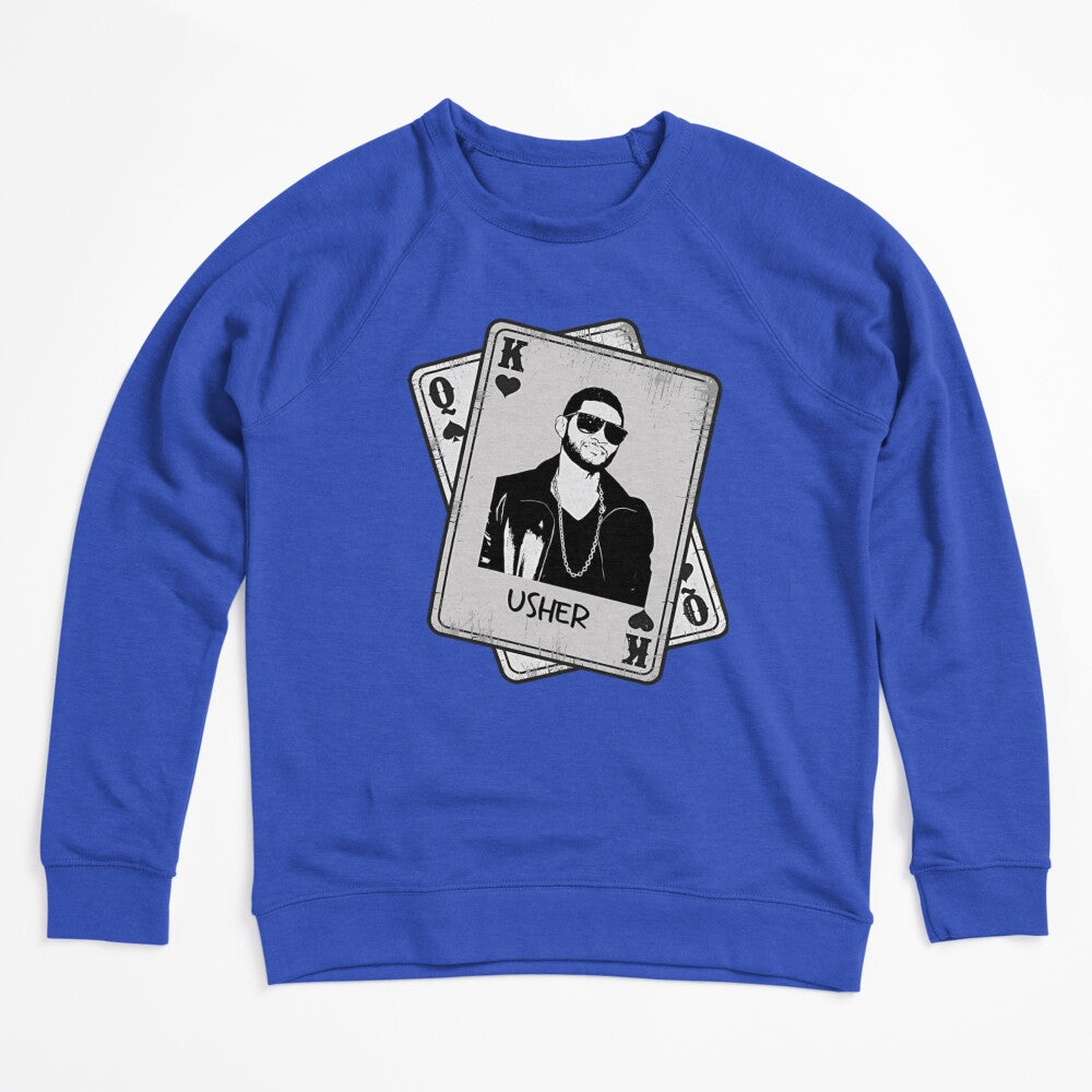 Usher Playing Cards R&B Portrait Design Shirt