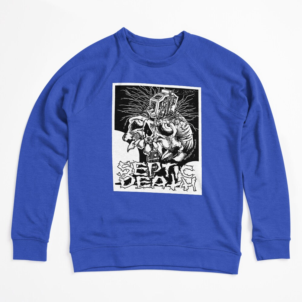 Pushead Septic Death Guitar Neck Thru Skull Shirt