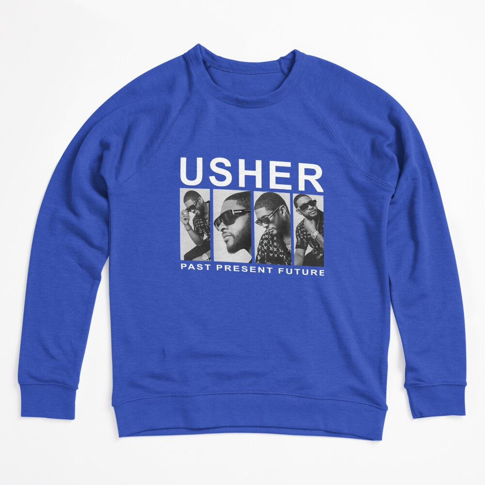 Usher Past Present Future Retro R&B Music Fan Shirt