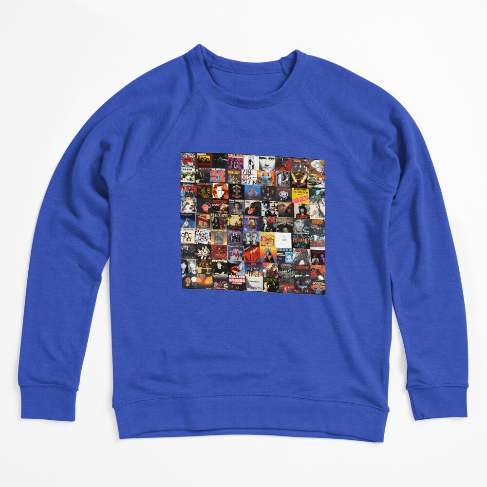 Rock Vinyl Record Collage Art Design For Music Lovers Shirt