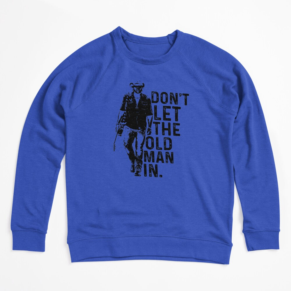 Man In Vintage Walking With A Guitar Shirt