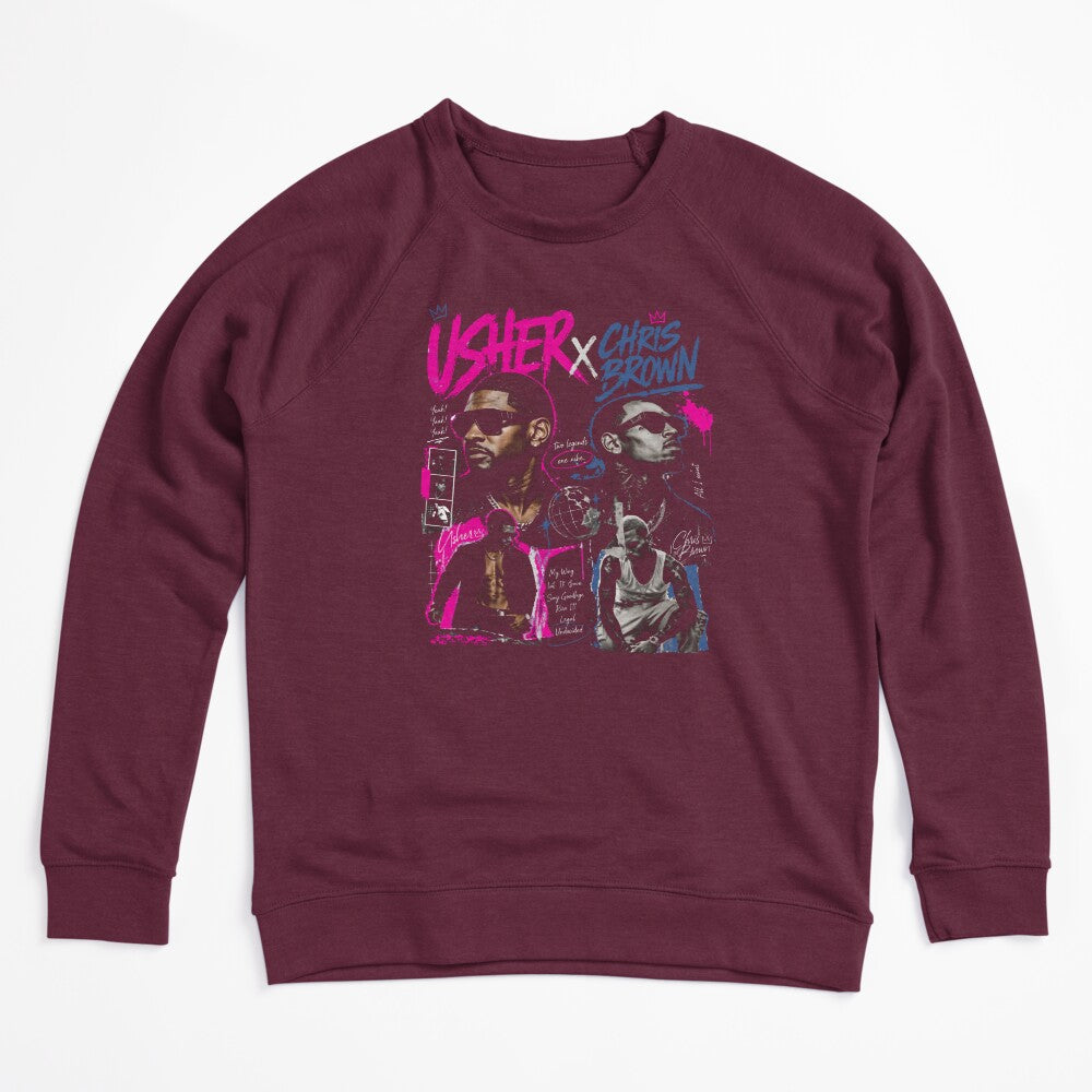 Usher Chris Brown Raymond & Brown R&B Tour 2026 Shirt