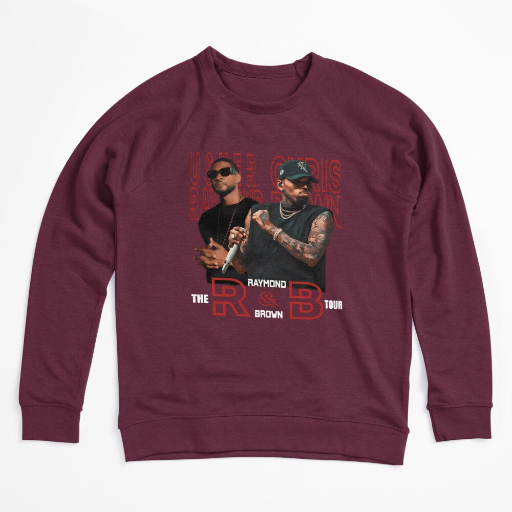 Usher Chris Brown 2026 R&B Tour Design Shirt