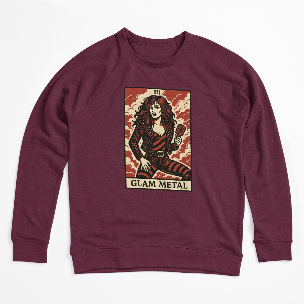 Glam Metal Tarot Card Fierce Flashy And Loud Shirt