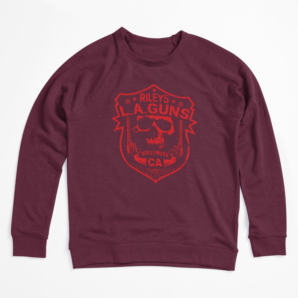 Riley's L A GUNS Official Logo Red Shirt