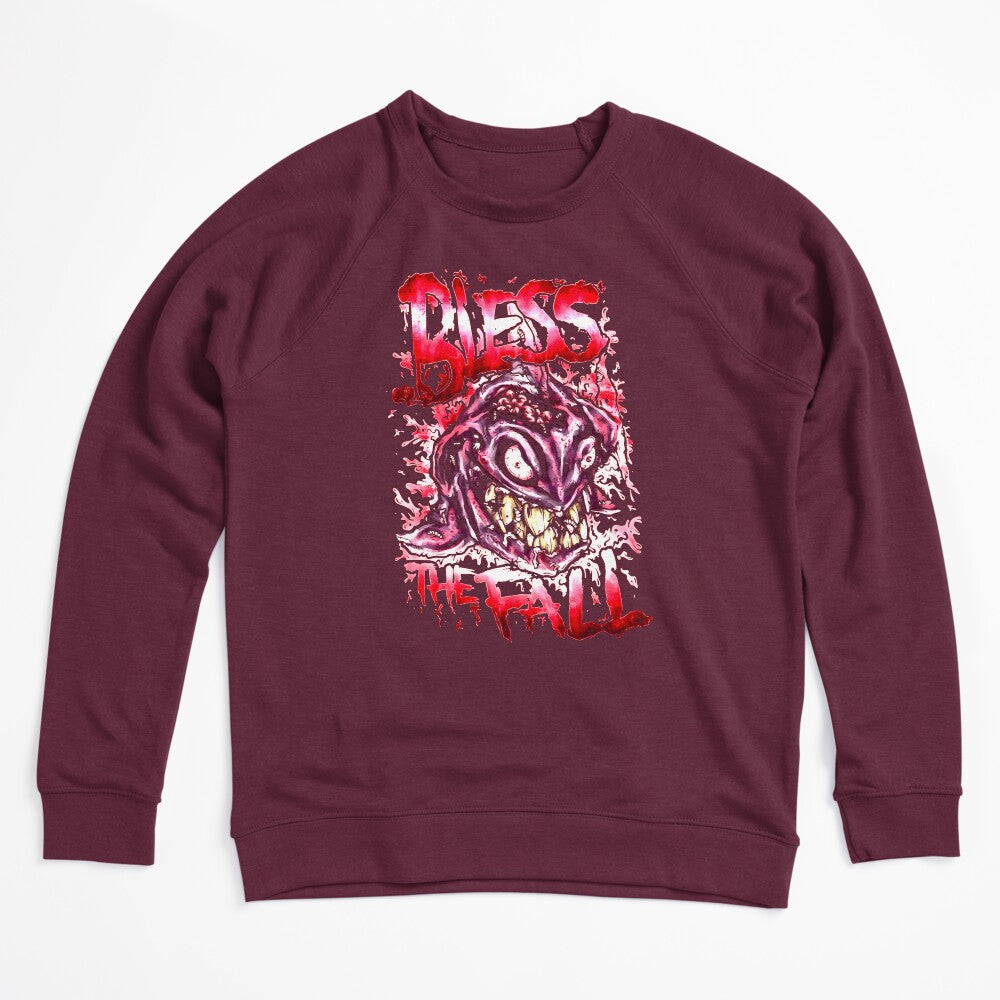 Red White Gradient Typography Band Shirt