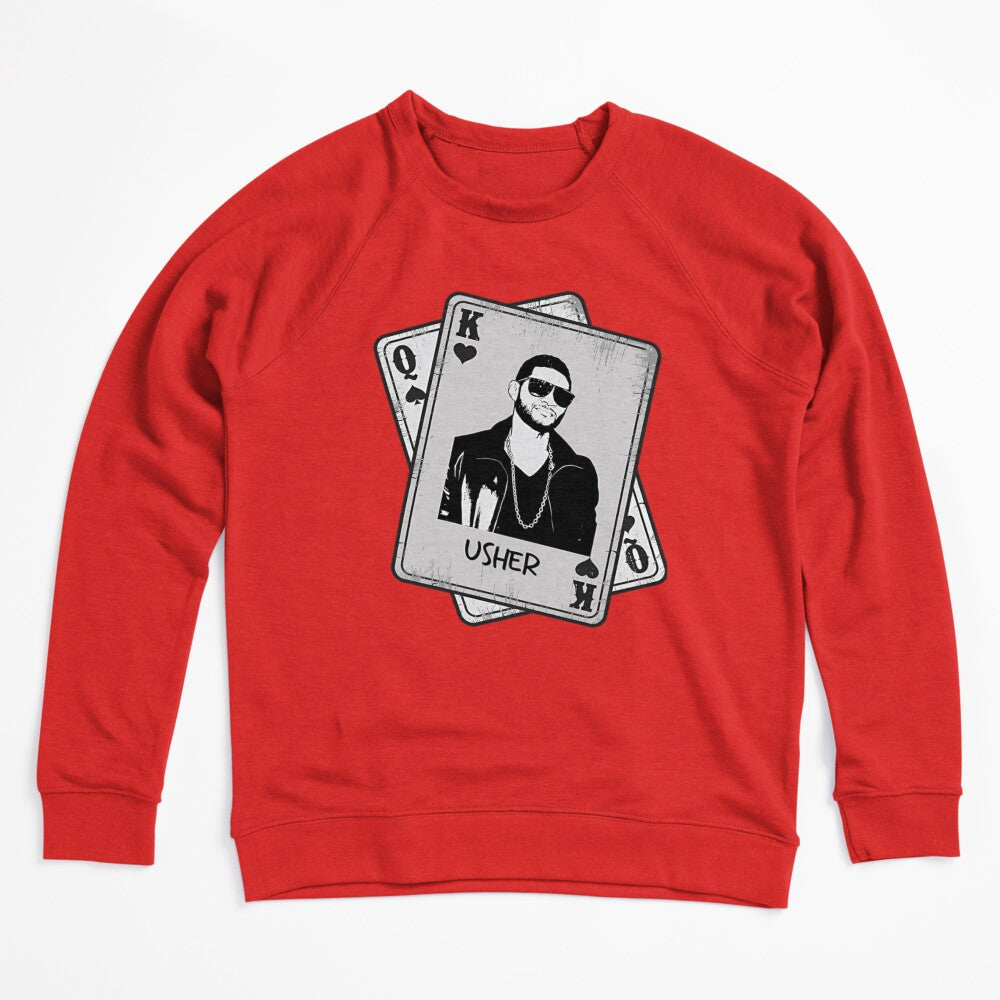 Usher Playing Cards R&B Portrait Design Shirt