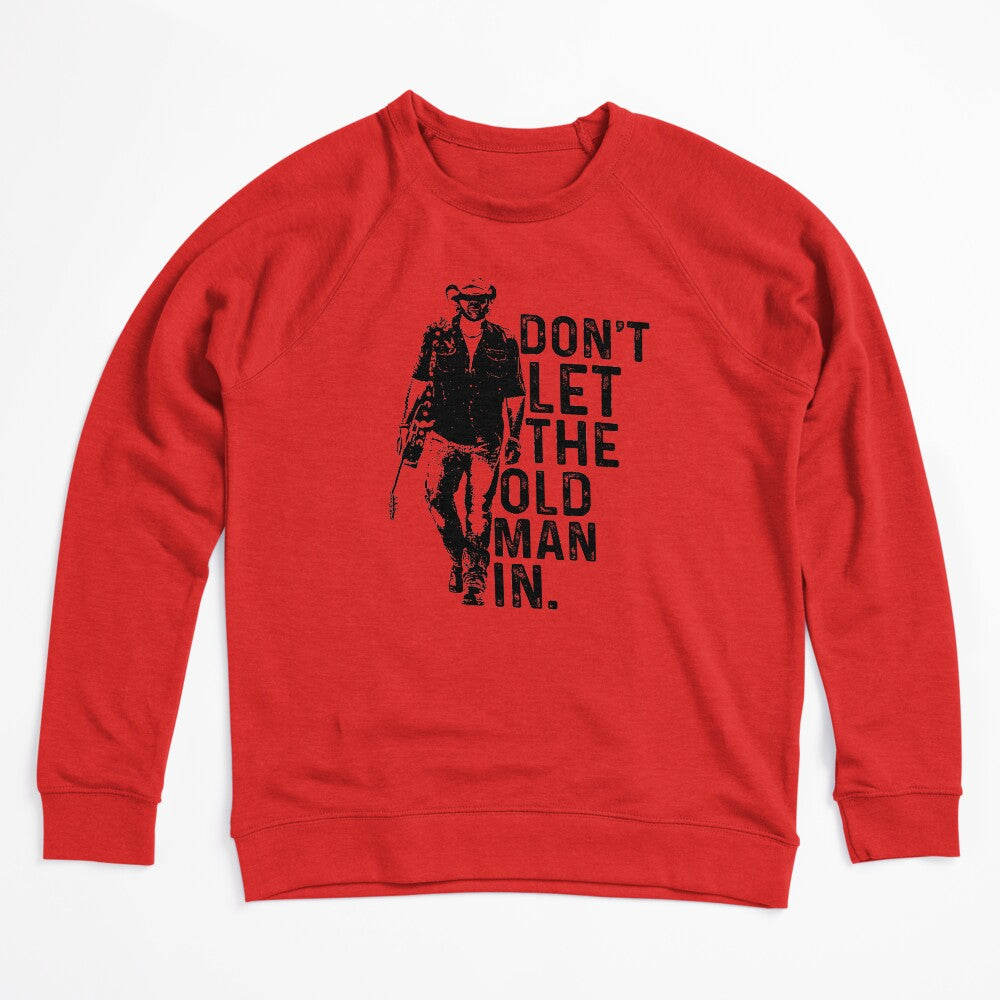 Man In Vintage Walking With A Guitar Shirt