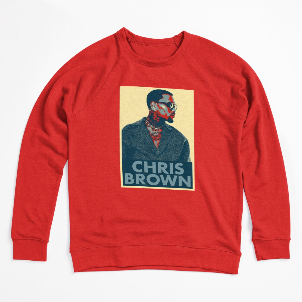 Chris Brown Colorful Pop Art Portrait Design Shirt