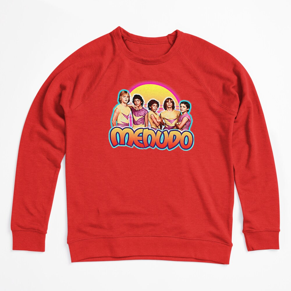 Menudo Yellow Purple Distressed Shirt