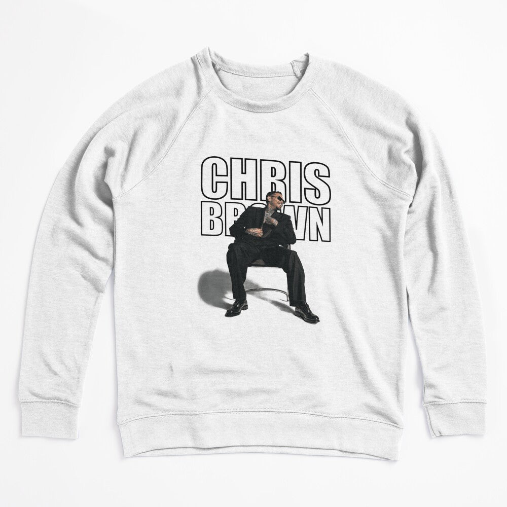 Chris Brown Modern Outline Minimalist Graphic Design Shirt