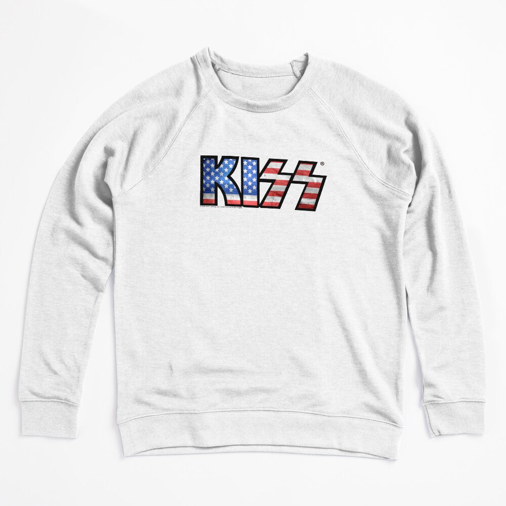 KISS Logo - American Flag Shirt