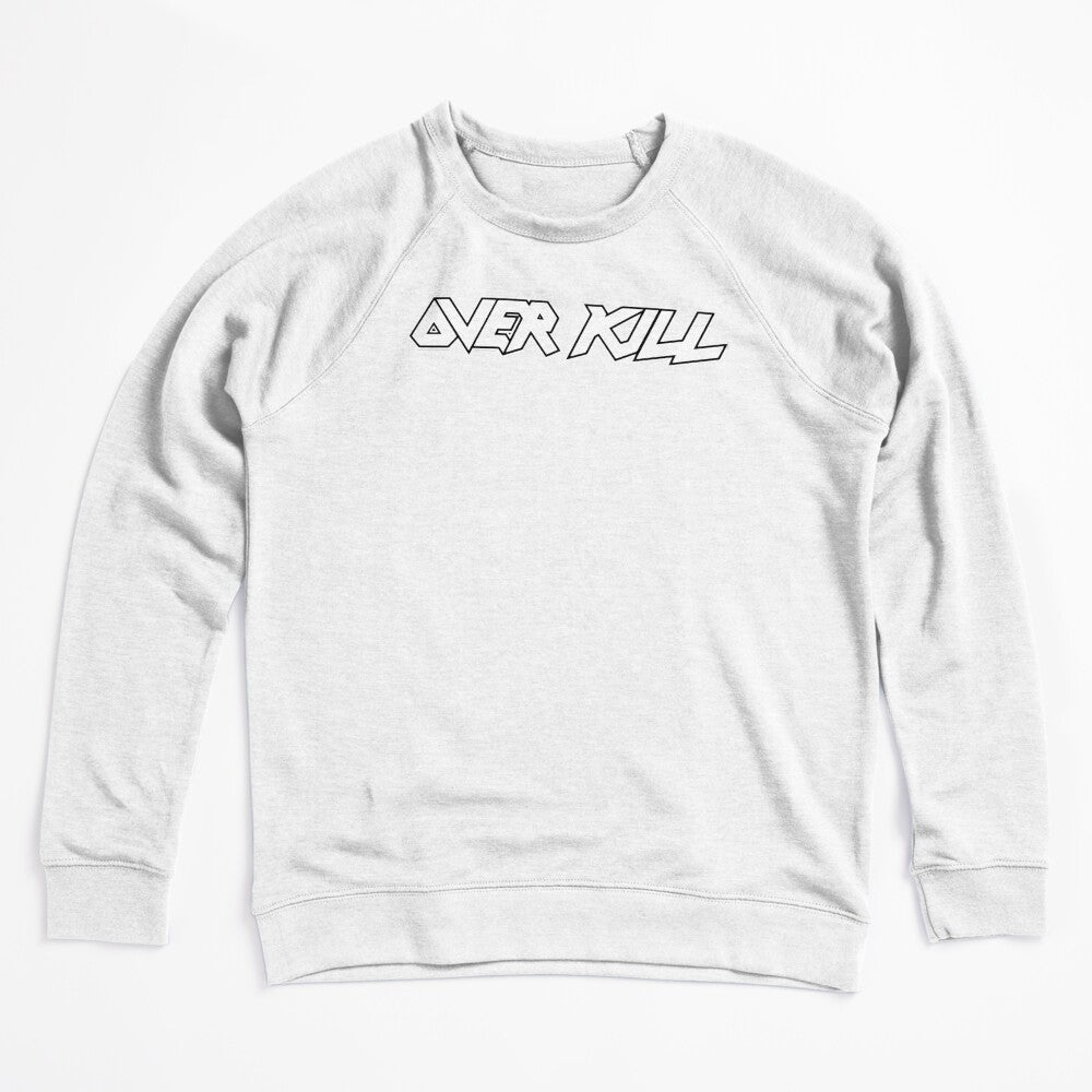 Overkill Thrash Metal White Outline Band Shirt