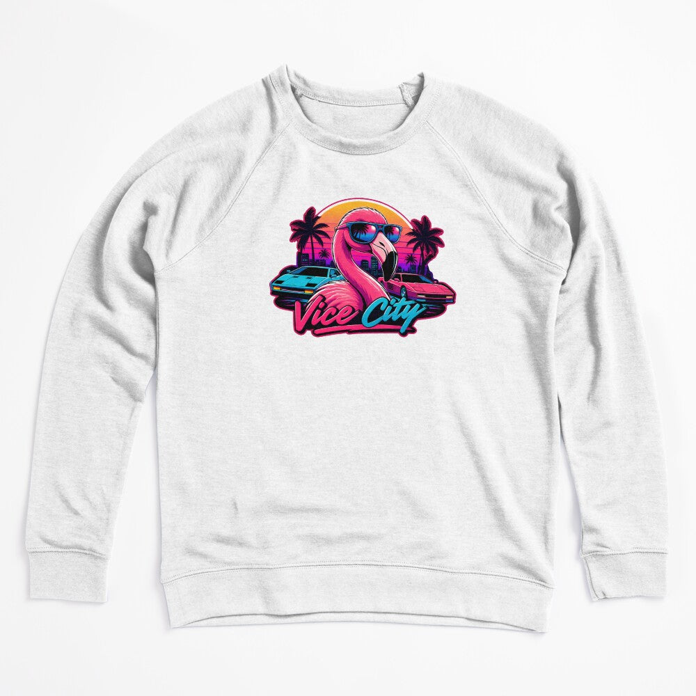 Neon Vice City Gaming Aesthetic Retro Vaporwave Shirt