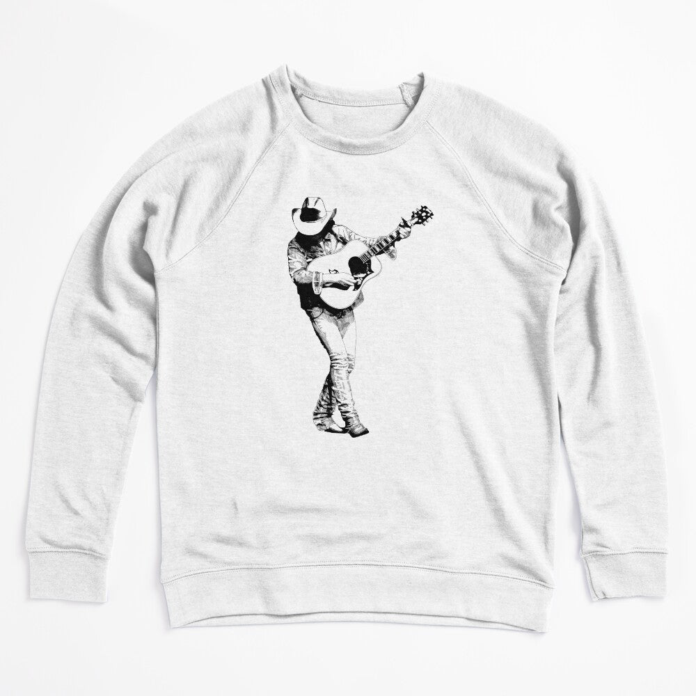 Black Art Dwight Yoakam Playing Guitar T Shirt