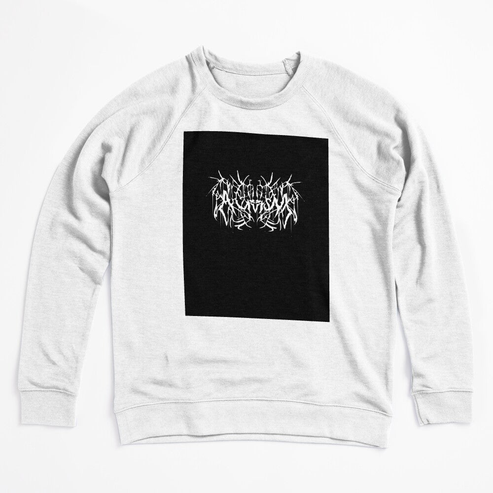 Autism Death Metal White Text Shirt