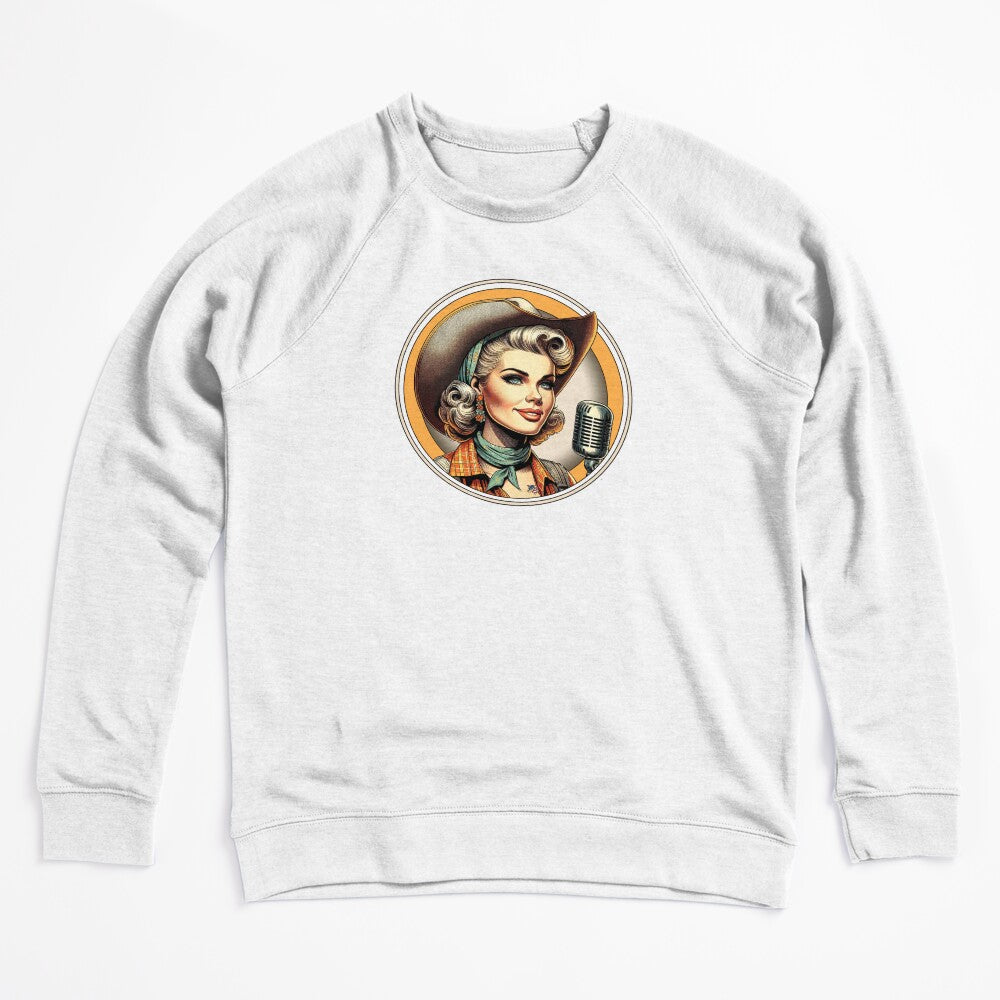 VINTAGE 50s SINGING COWGIRL COUNTRY WESTERN MUSIC OLD WEST Shirt