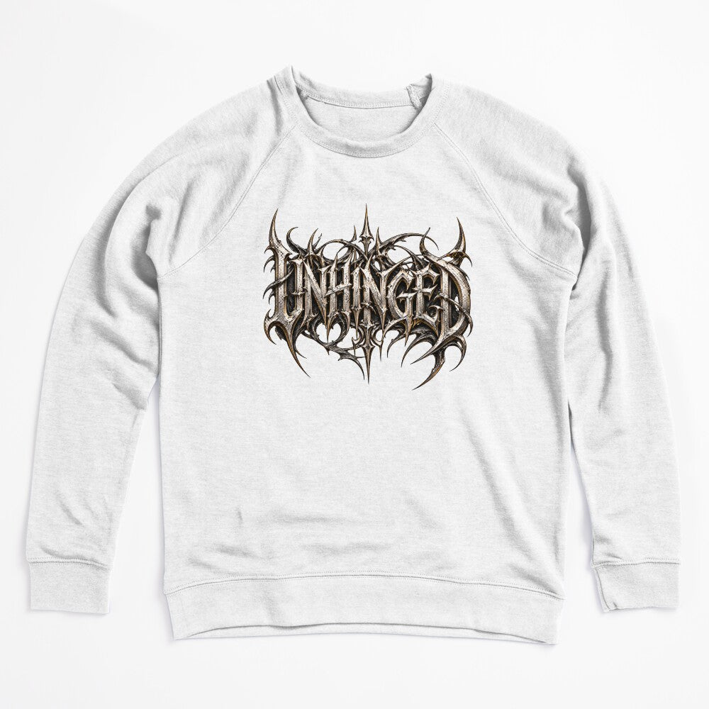 Unhinged - Brutal Death Metal Spiky Typography Shirt