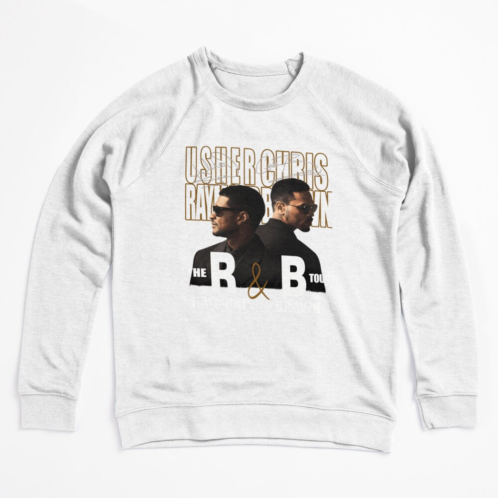 Usher Chris Brown R&B Tour Collage Design Shirt