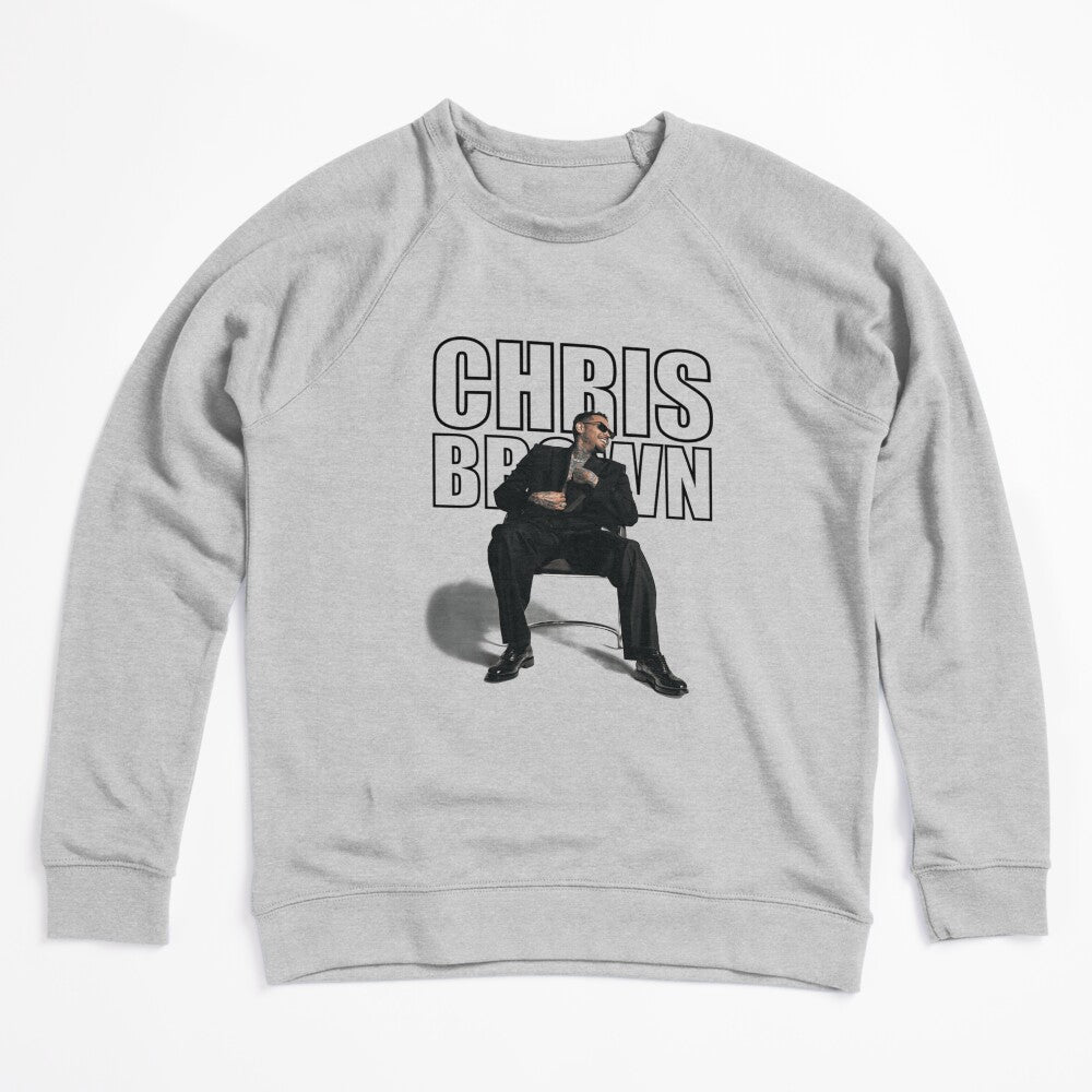 Chris Brown Modern Outline Minimalist Graphic Design Shirt