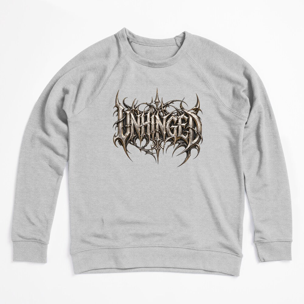 Unhinged - Brutal Death Metal Spiky Typography Shirt