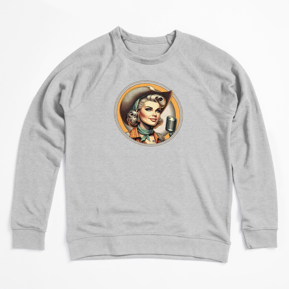 VINTAGE 50s SINGING COWGIRL COUNTRY WESTERN MUSIC OLD WEST Shirt