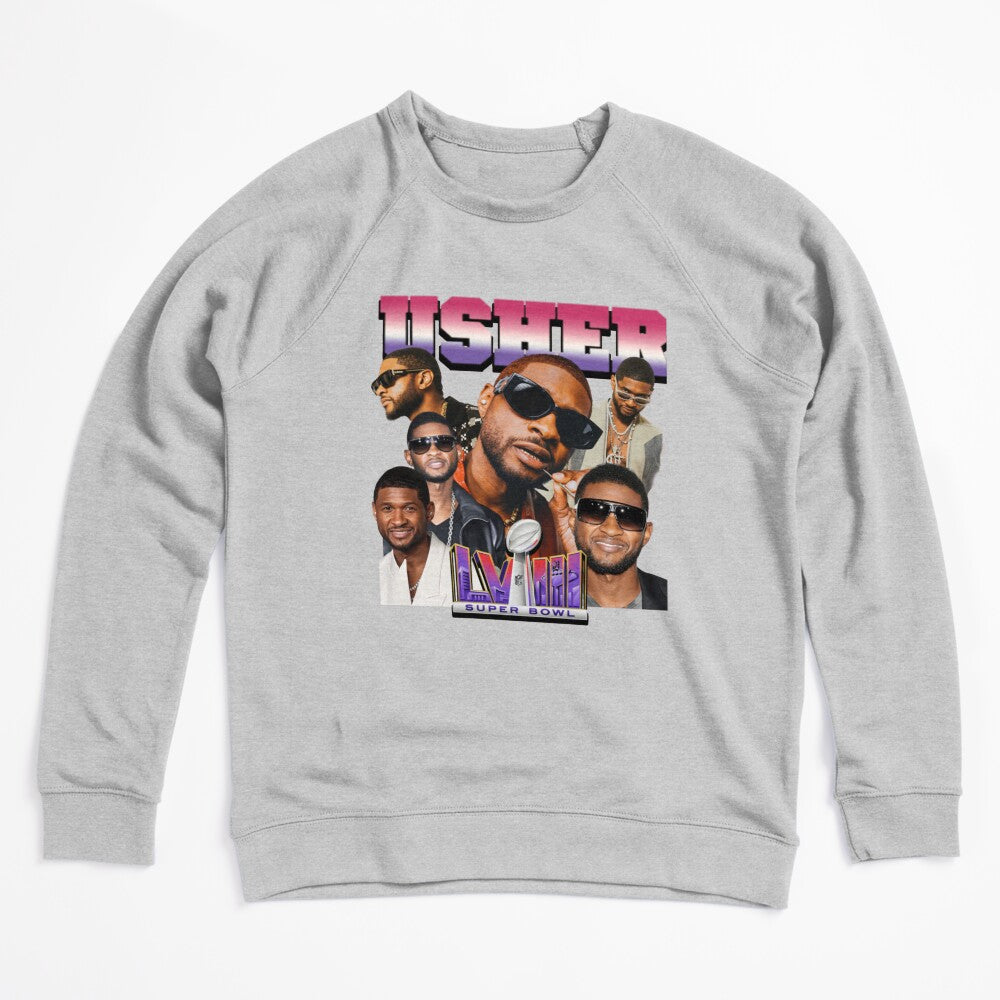 Usher Retro R&B Superstar Collage Design Shirt