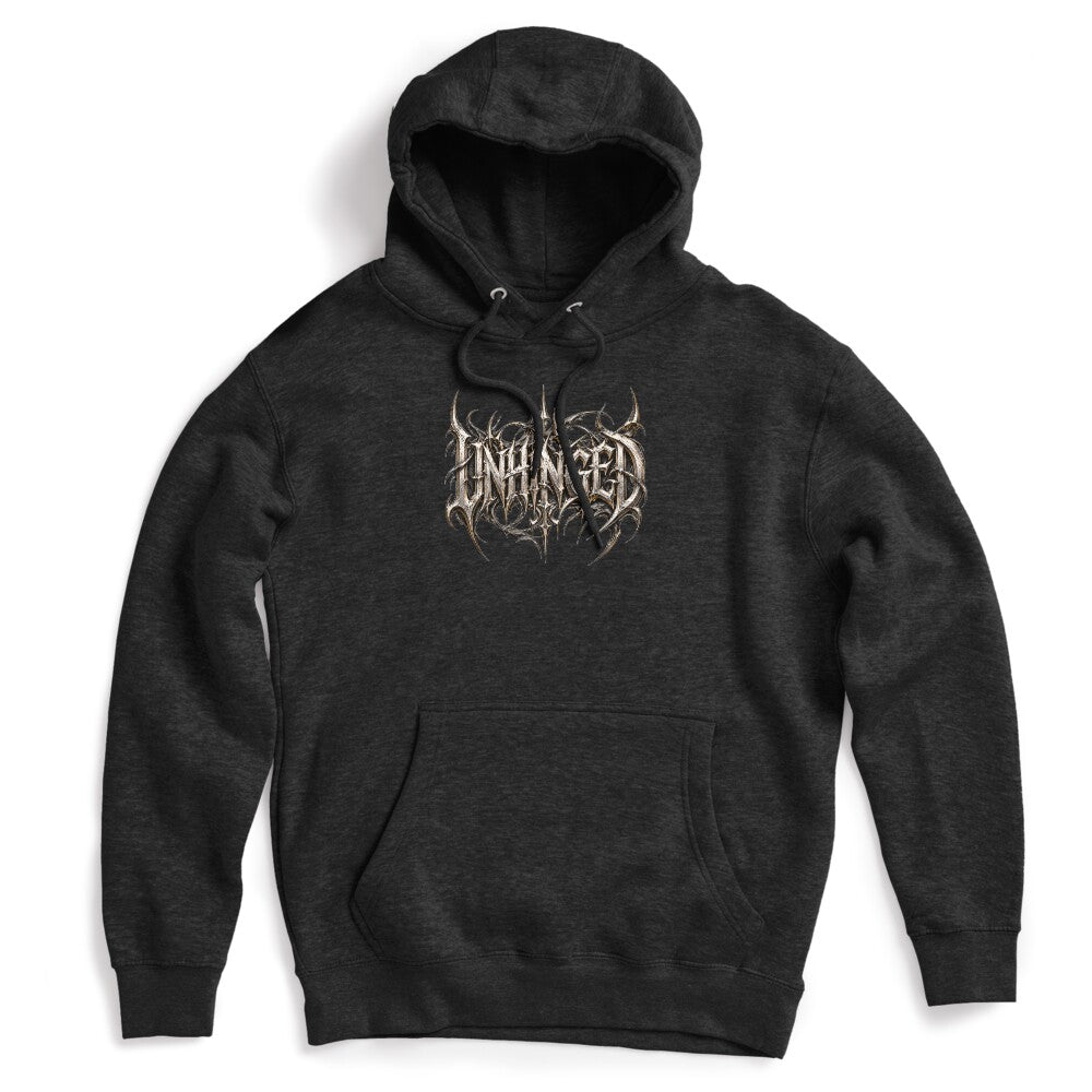 Unhinged - Brutal Death Metal Spiky Typography Shirt