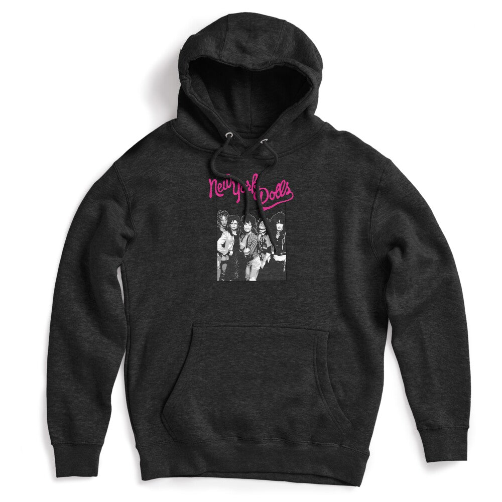 Portrait Under Hot Pink Script Shirt