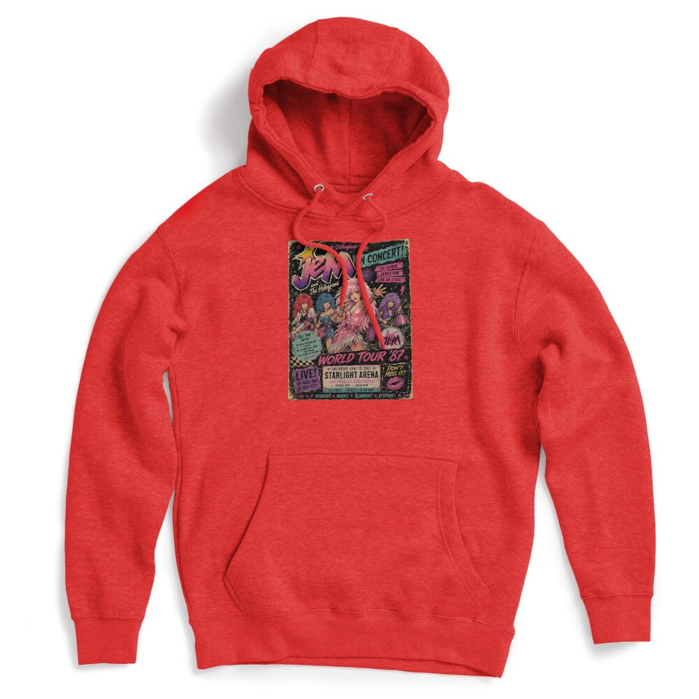 Jem And The Holograms World Tour 87 Retro Concert Fan Art Shirt