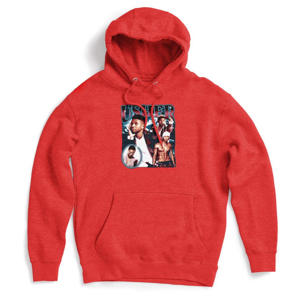 Usher 90s R&B Superstar Collage Design Shirt
