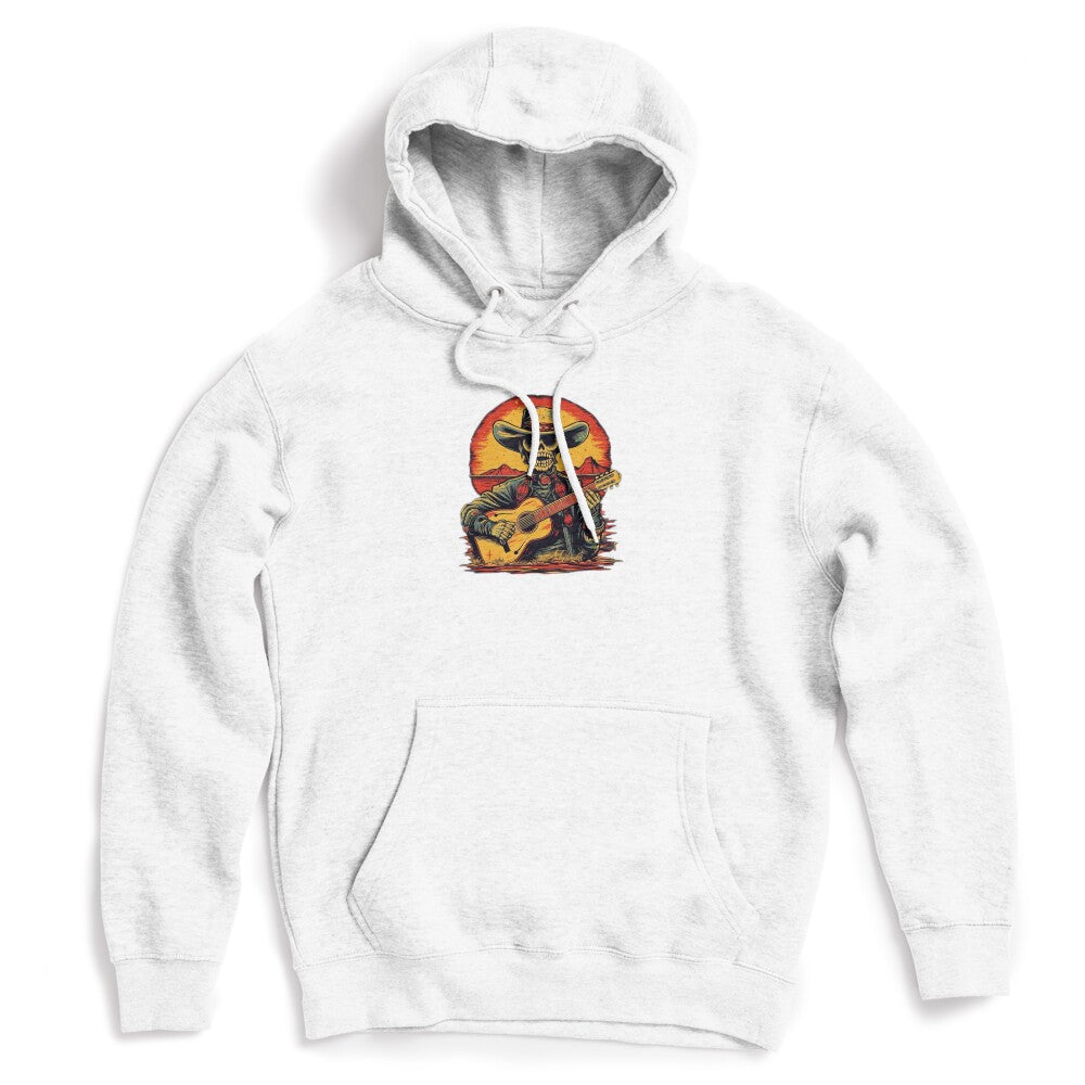 Western Skeleton Cowboy Playing Guitar Shirt