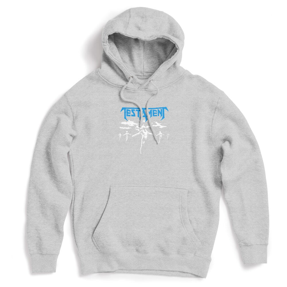 Blue Typography With Silhouette Style Speed Metal Band Shirt