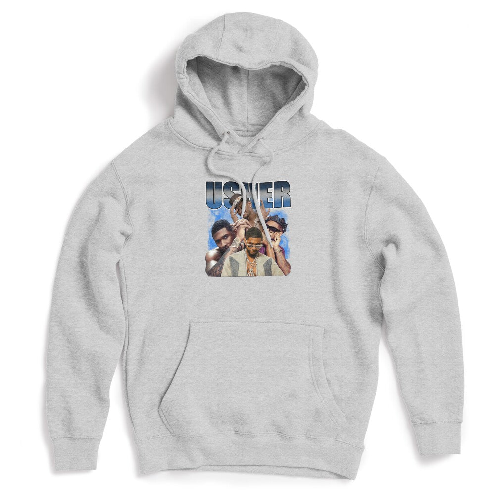 Usher Retro R&B Portrait Collage Shirt