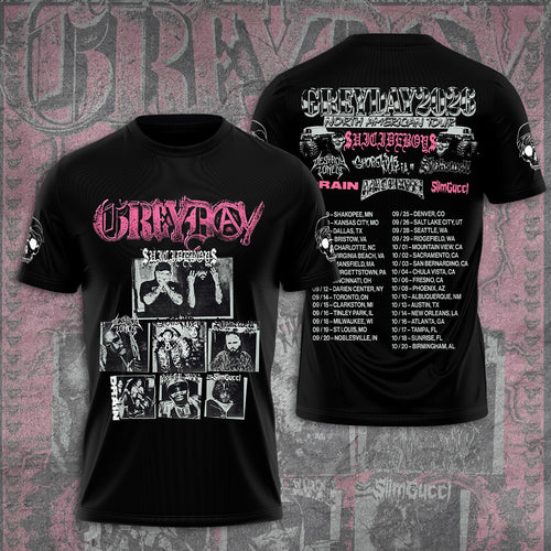 $uicideboy$ Greyday 2026 Tour 3D Apparel – GNE6237
