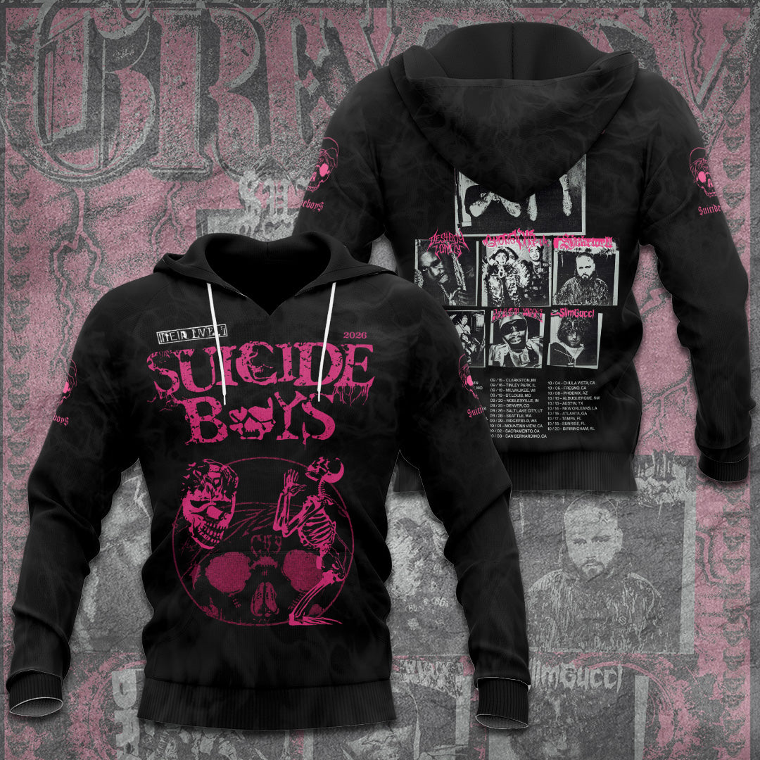 $uicideboy$ Greyday 2026 Tour 3D Apparel – GNE6239