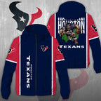 Houston Texans 3D Windbreaker Jacket – NGHIAVT3914